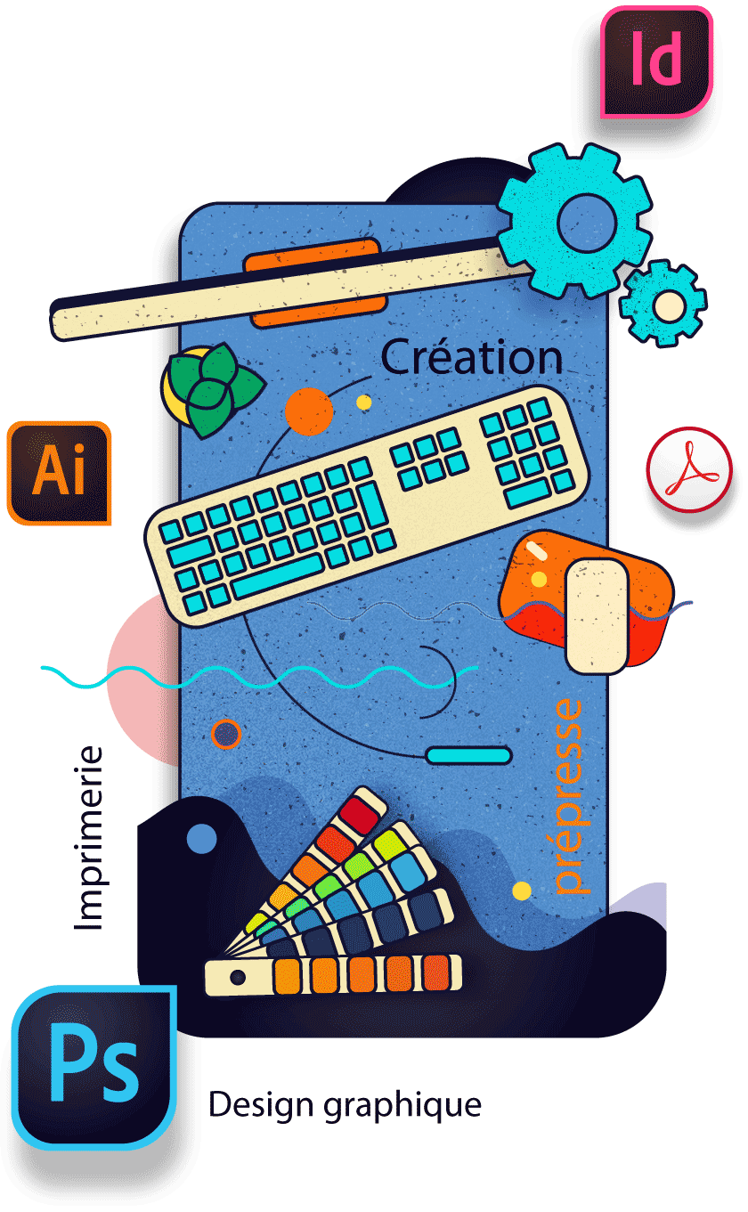 Un studio graphique intégré pour un service complet !